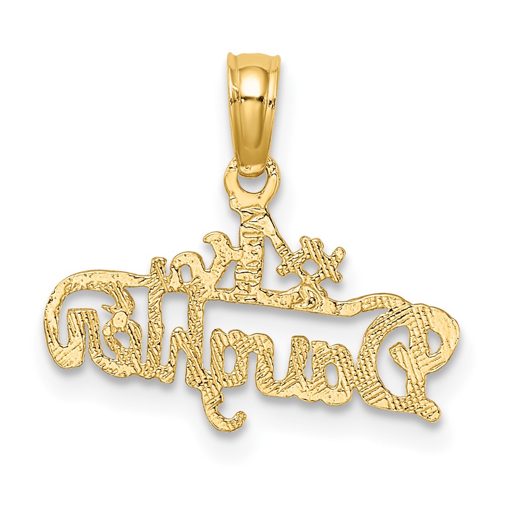 14K #1 DAUGHTER Charm (D3989)