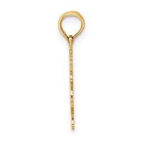 14K Yellow Gold 100% Aries Zodiac Charm view 2