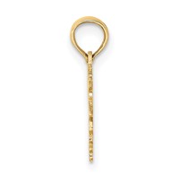 14K Yellow Gold 100% Taurus Zodiac Charm view 2