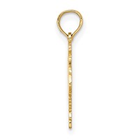 14K Yellow Gold 100% Scorpio Zodiac Charm view 2
