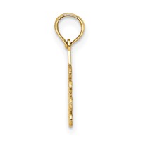 14K 100% Sagittarius Zodiac Charm view 2