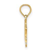 14K Yellow Gold I Heart MY Paramedic Charm view 2
