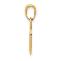 14K Yellow Gold New York Skyline in Apple Pendant view 2