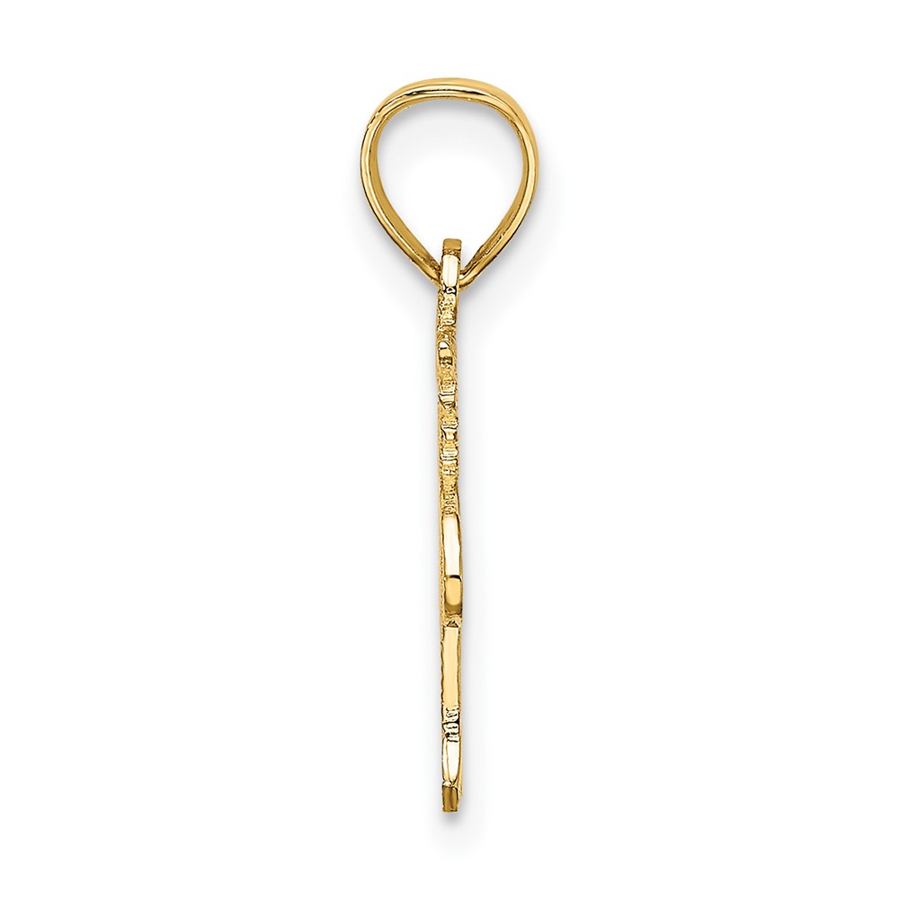 14K HEART MY PILOT Charm (D4084)