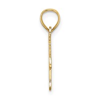 14K Yellow Gold Heart MY Pilot Charm view 2
