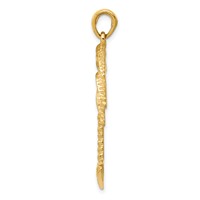 14K Large Palm Tree Pendant view 2