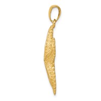 14K Starfish Pendant view 2