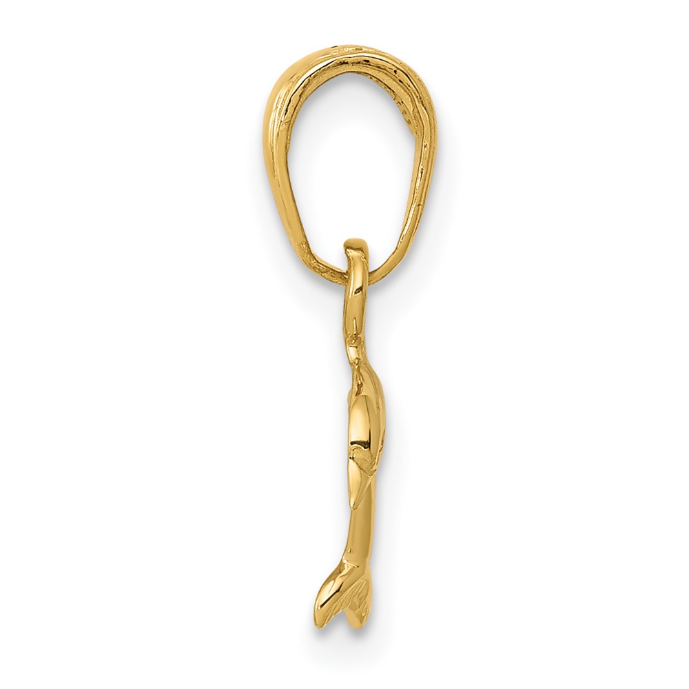 14K Mini Dolphin Pendant (D4121)