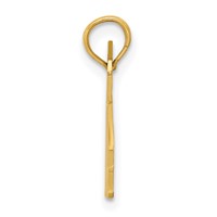 14K Yellow Gold School House Pendant view 2