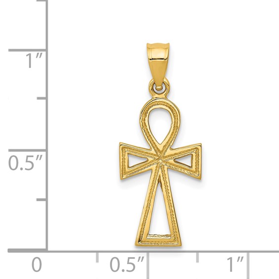 Gold Ankh Cross Pendants