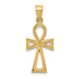 Gold Ankh Cross Pendants