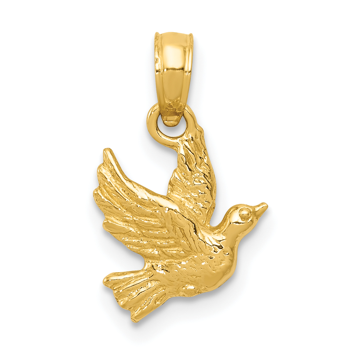 14K Flying Dove Pendant (D4210)