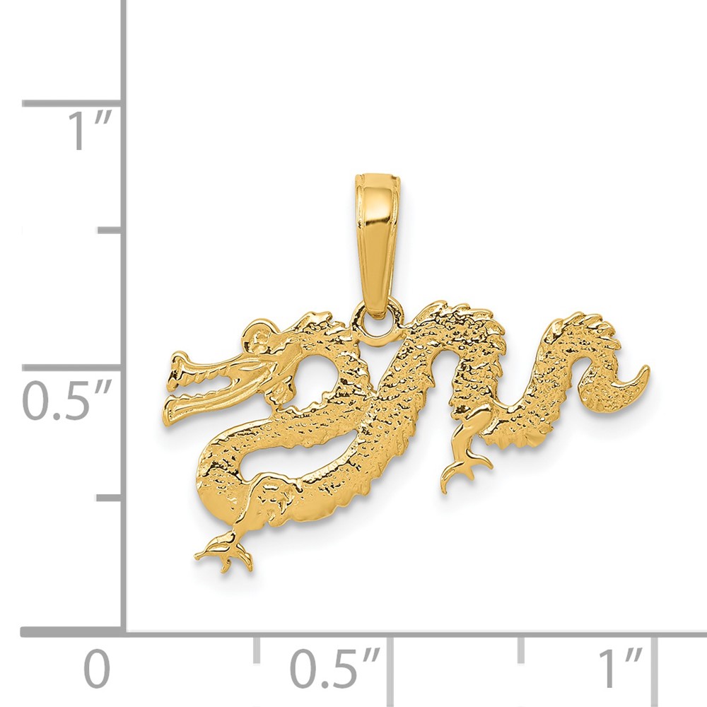 14K Dragon Pendant (D4216)