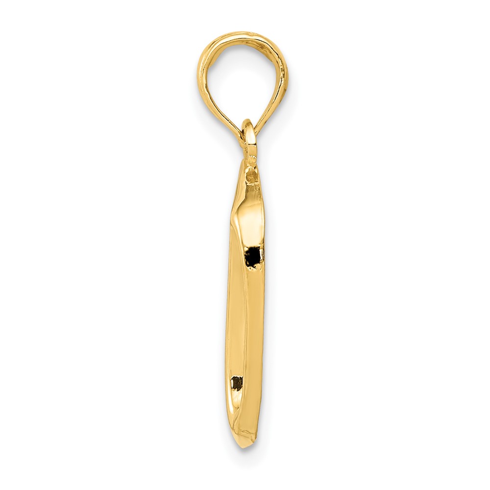 14K Dog Bowl Pendant (D4228)