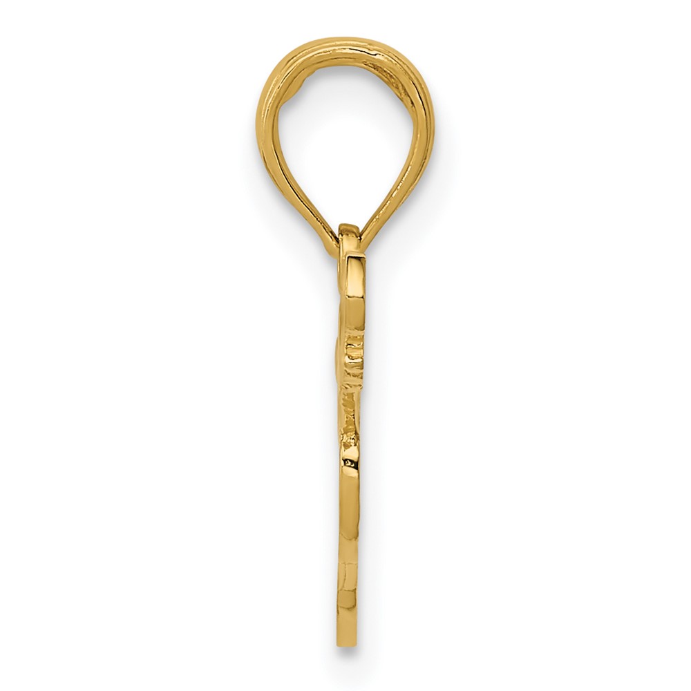 14K Guitar Pendant (D4263)