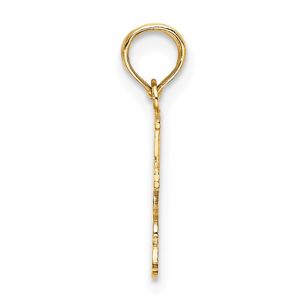 14K I HEART w/Roller Skate Charm (D4268)