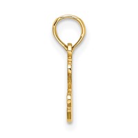 14K I Heart Racing Charm view 2