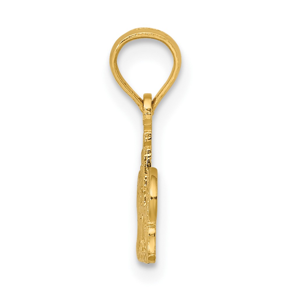 14K #1 DIVER Charm (D4270)