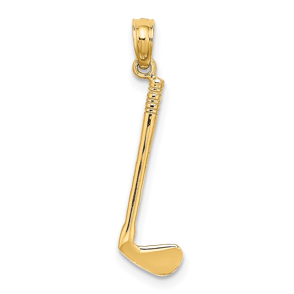 14K 3-D Club Charm (D4280)
