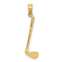14K Yellow Gold 3-D Golf Club Charm view 4