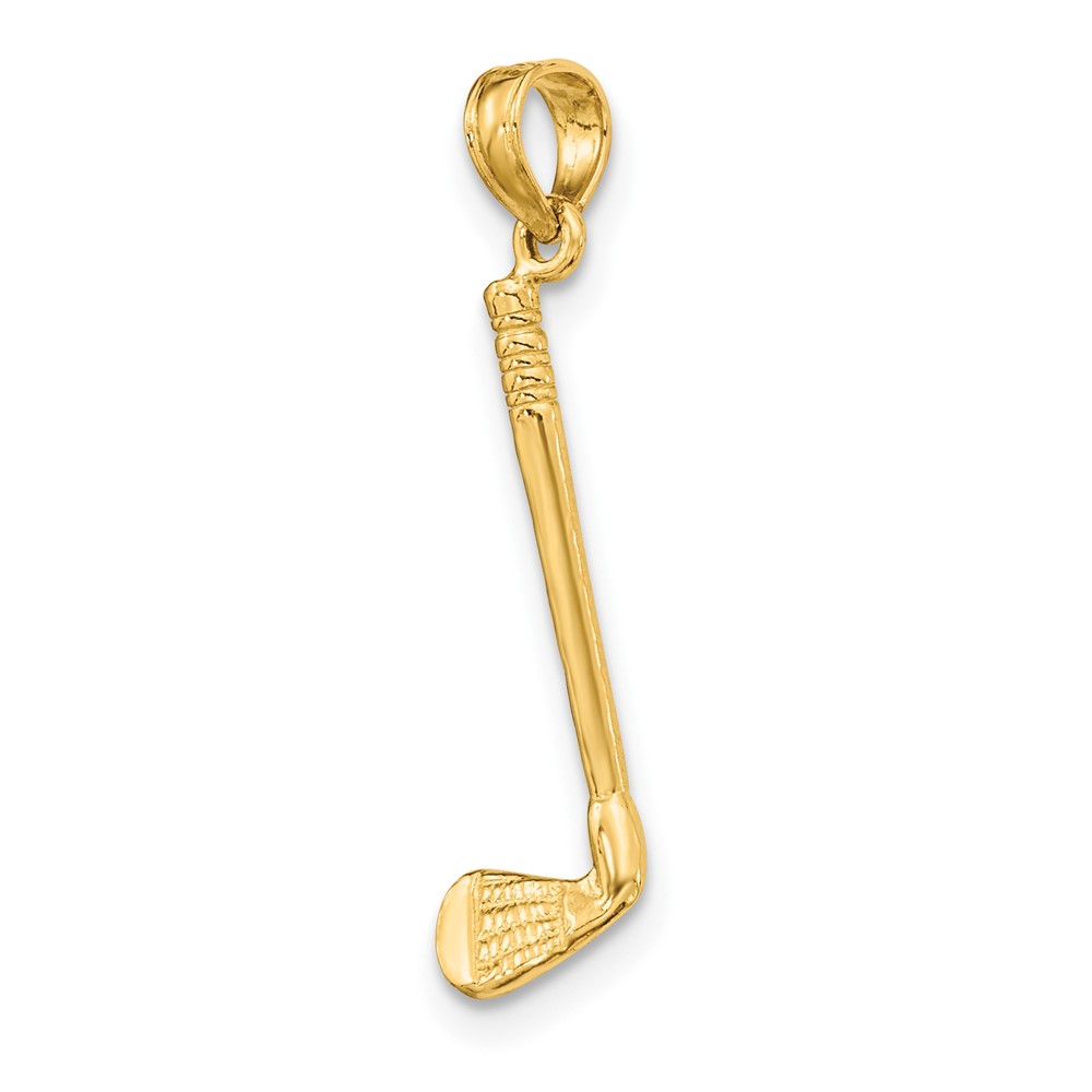 14K 3-D Club Charm (D4280)