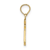 14K Polished S.f. Cable Car Charm view 2