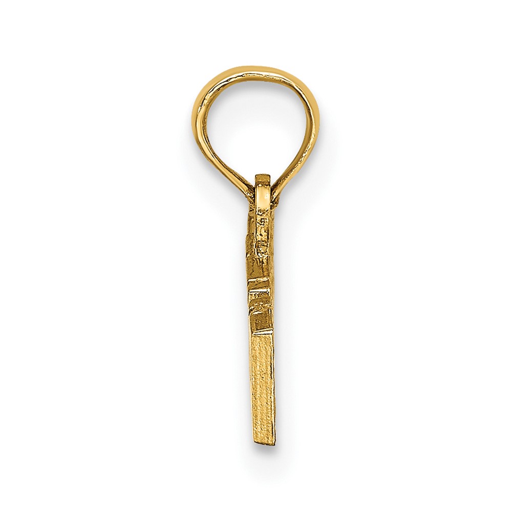 14k Polished ALASKA Charm (D4408)