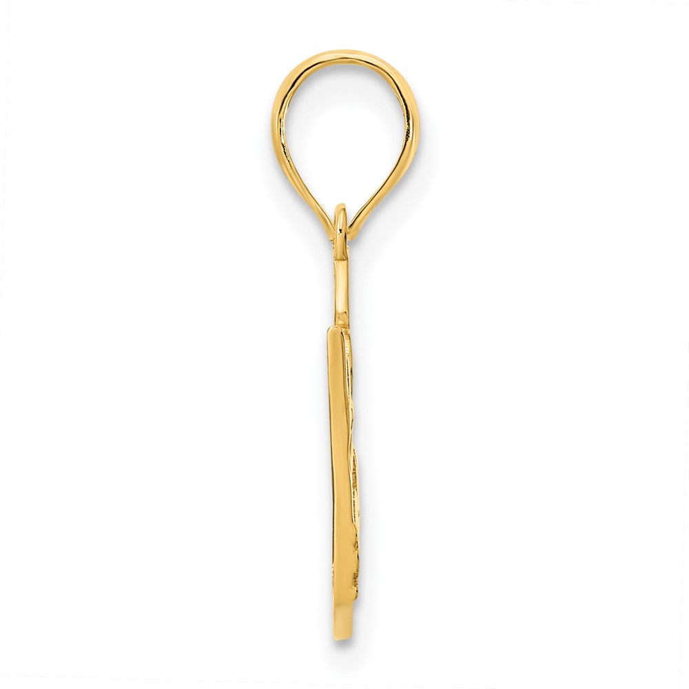 14k 15 Crown Pendant (D5071)
