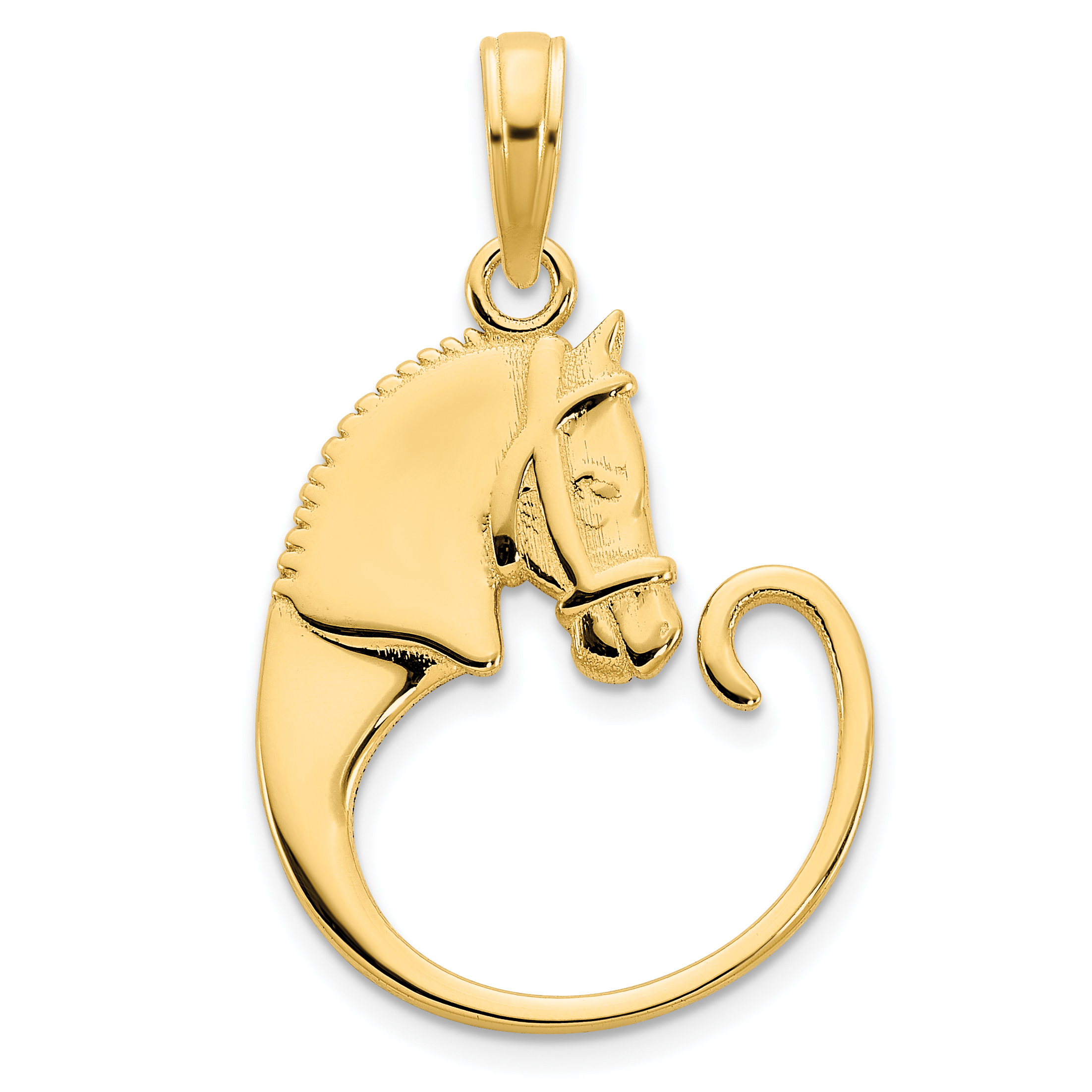 14k Horse Pendant (D5096)
