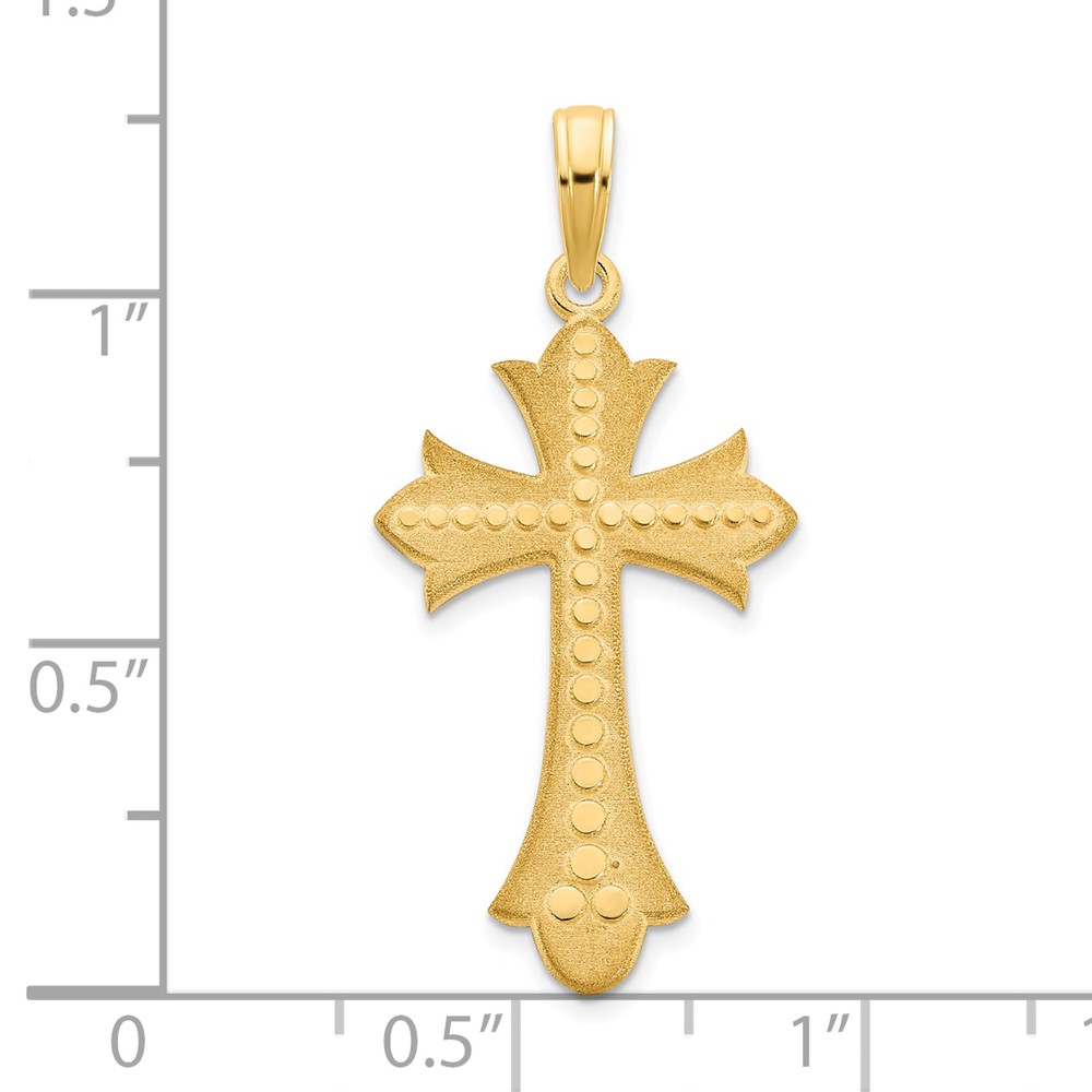 14k Cross Pendant (D5148)