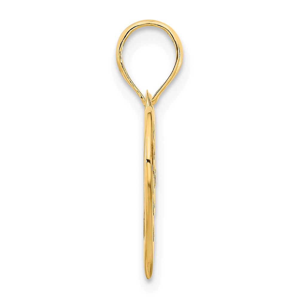 14k MOM Heart Pendant (D5150)