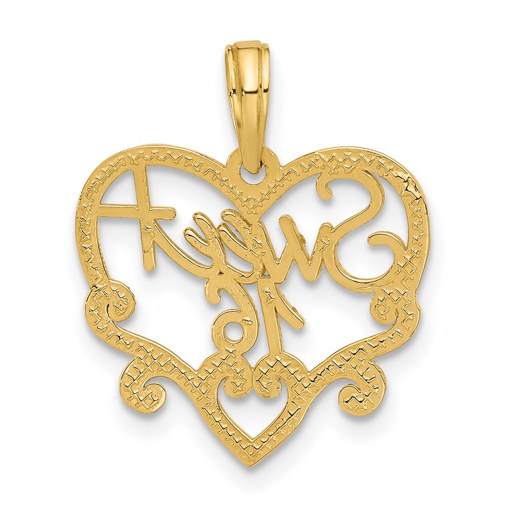 14k Fancy Sweet 16 Charm (D5482)