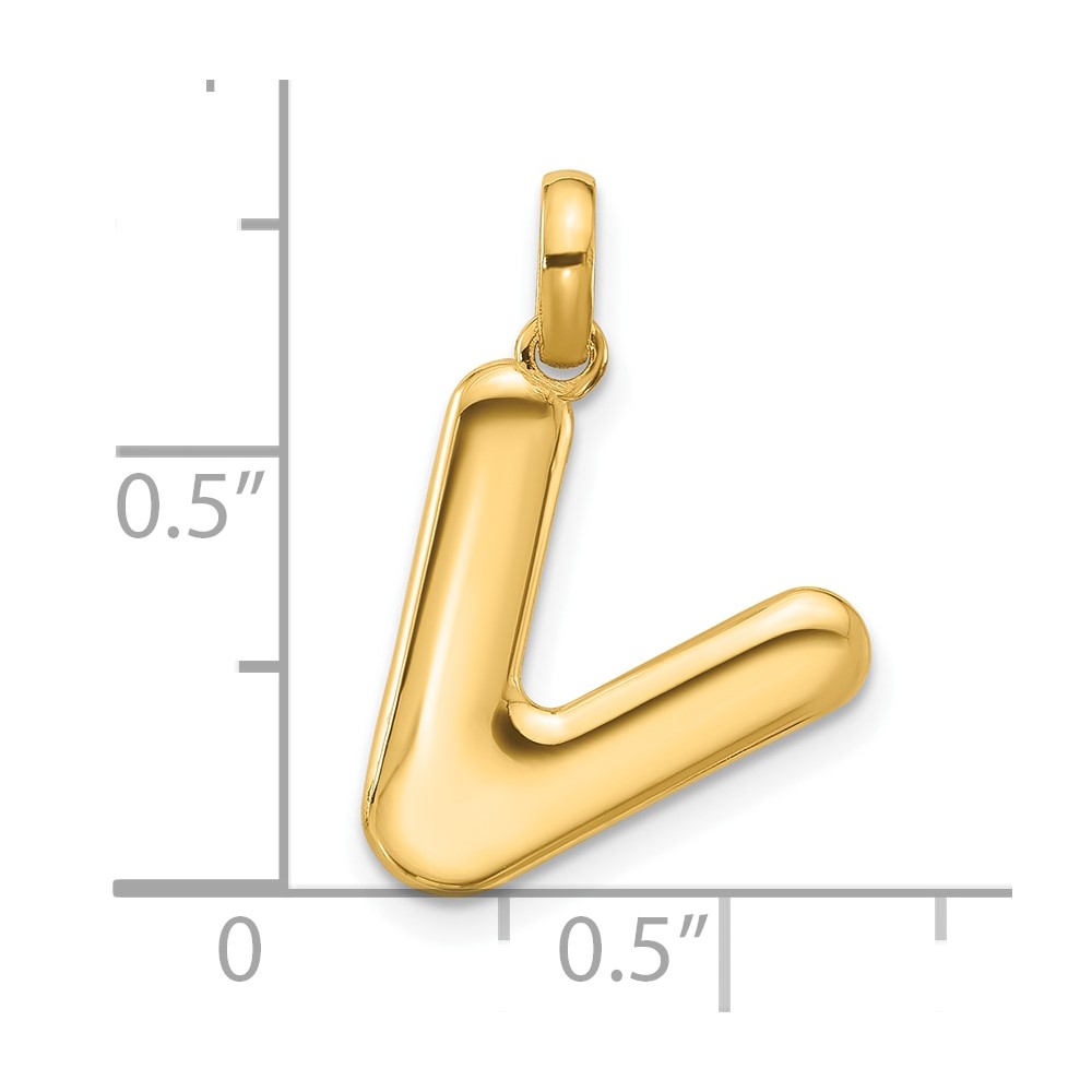 14ky Fancy Letter V (D5670V)