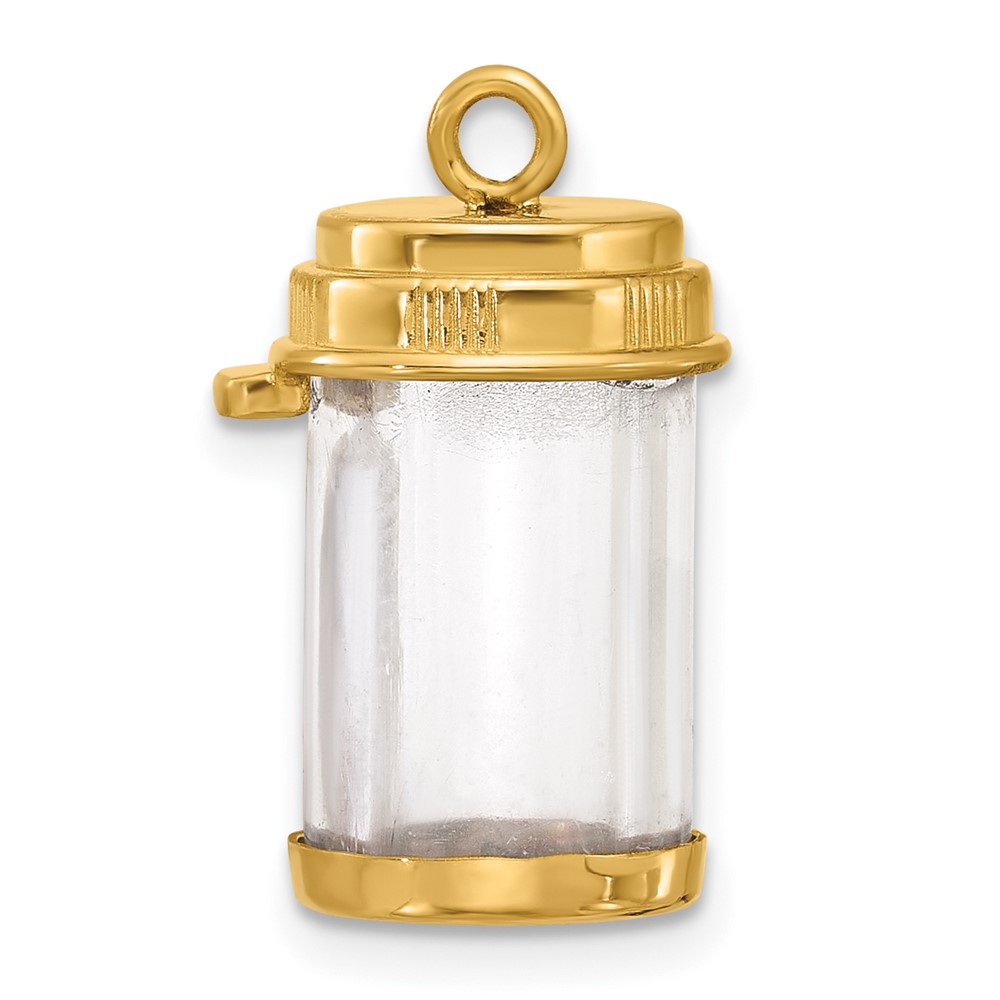 14ky Fancy Pill Bottle (D5694)