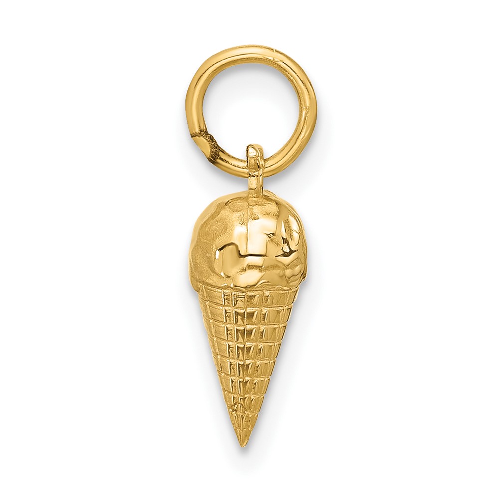14k Fancy Ice Cream Cone (D5698)