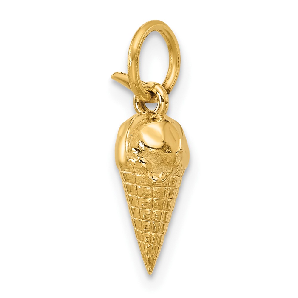 14k Fancy Ice Cream Cone (D5698)