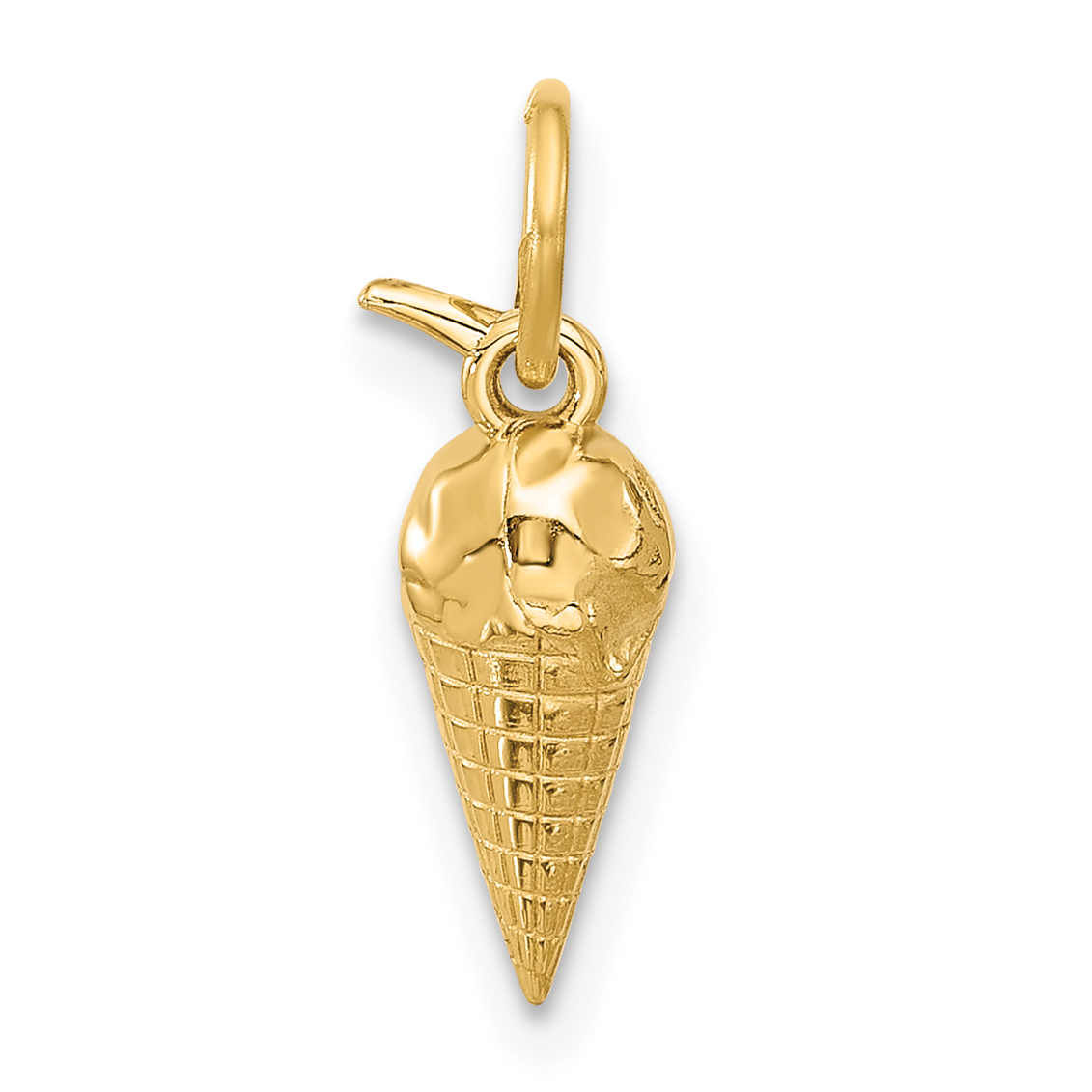 14k Fancy Ice Cream Cone (D5698)