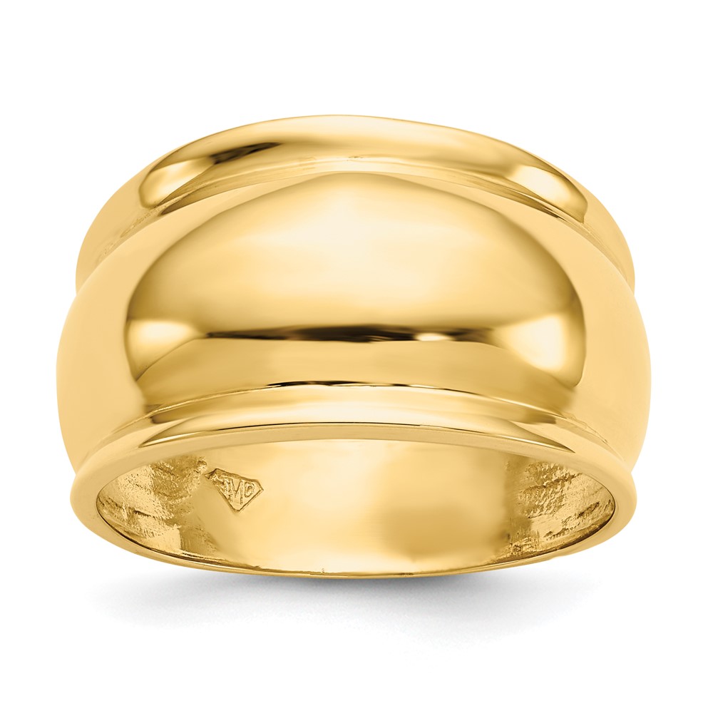 14k Polished Dome Ring