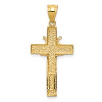 14K Claddagh Cross Pendant view 4