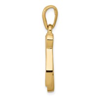 14K Chai Pendant view 2