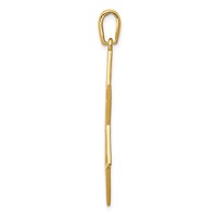 14K Yellow Gold 12 Tribes Star of David Pendant view 2