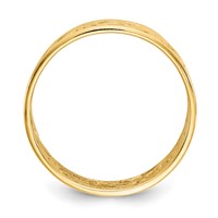 14K Polished Celtic Knot Band view 2