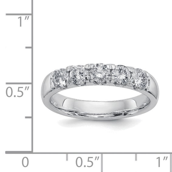 5-Stone Moissanite Bands