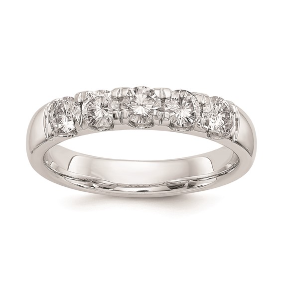 5-Stone Moissanite Bands