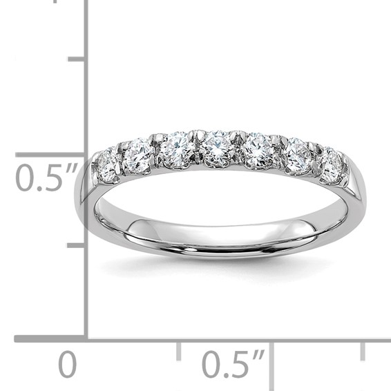 14kw 1/2ct. 7 Stone Ring Mounting Only
