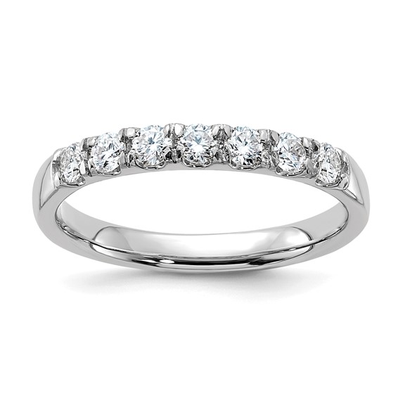 14kw 1/2ct. 7 Stone Ring Mounting Only