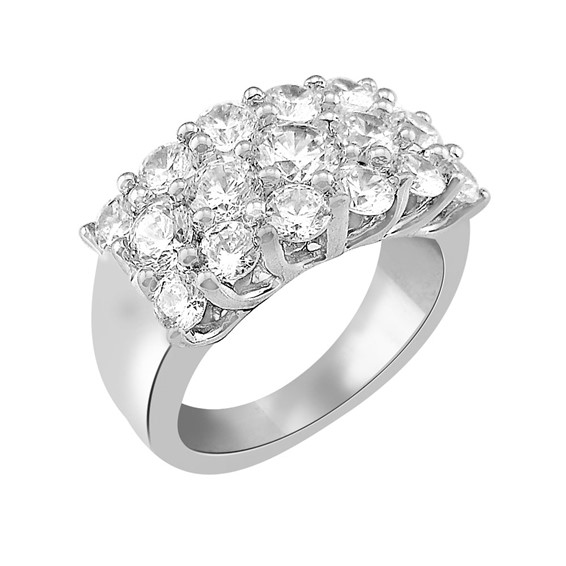 14K W DIAMOND BAND 17=3 CTW MTG only