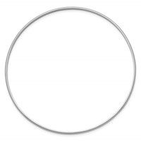 14K White Gold 2mm Solid Polished Half-Round Slip-On Round Bangle Bracelet view 2