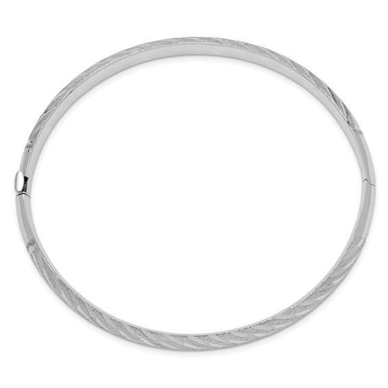 Gold Diamond-cut Hinged Bangles