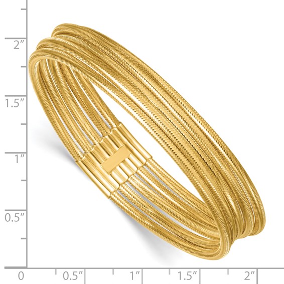 Gold Multi-Strand Stretch Bracelet